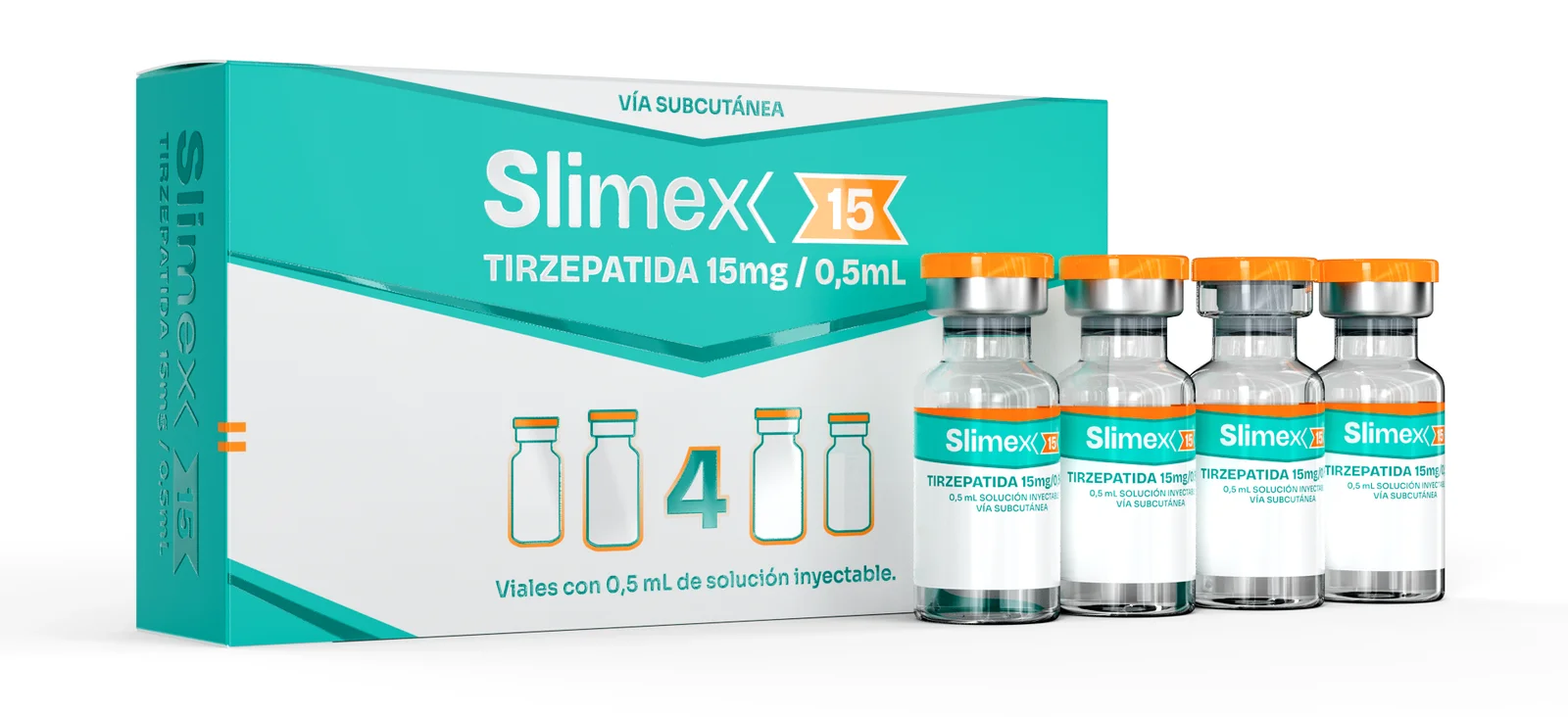 Slimex 15 — Tirzepatida 15 mg